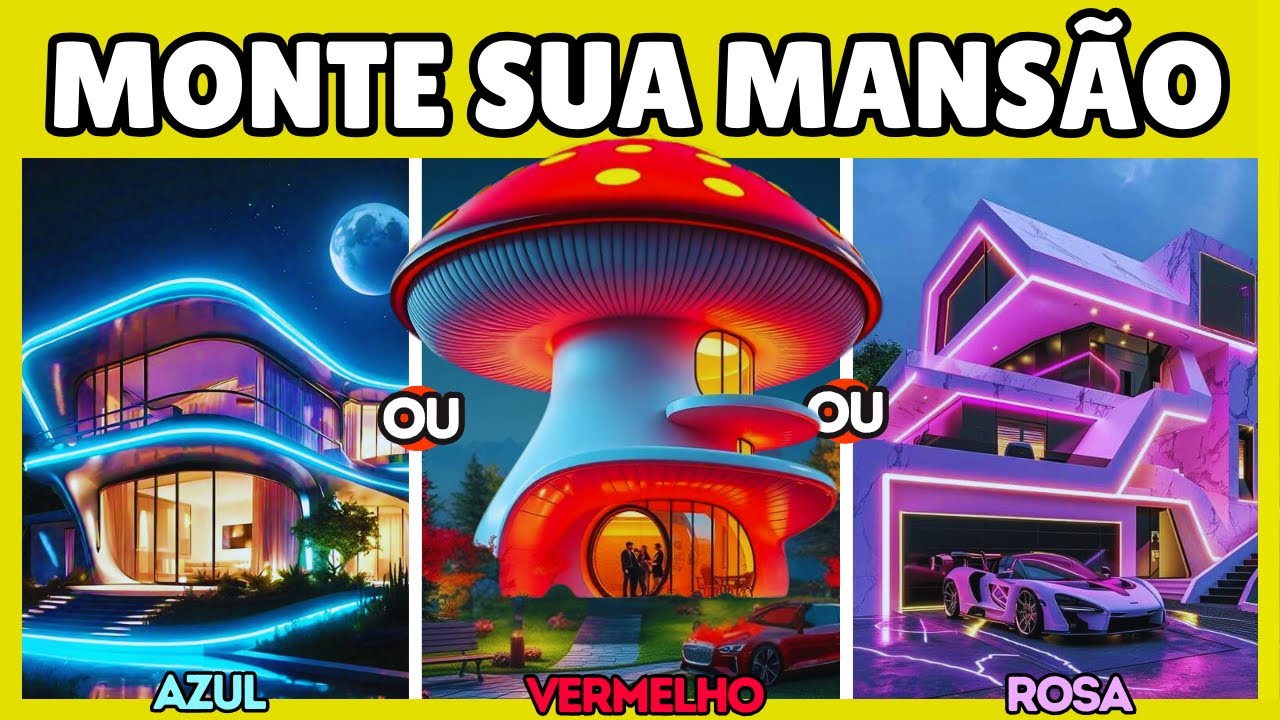 🏡🤑 MONTE SUA CASA DOS SONHOS ✨CONSTRUA SUA CASA🤩 | jogo das escolhas #quiz #montesuacasadossonhos