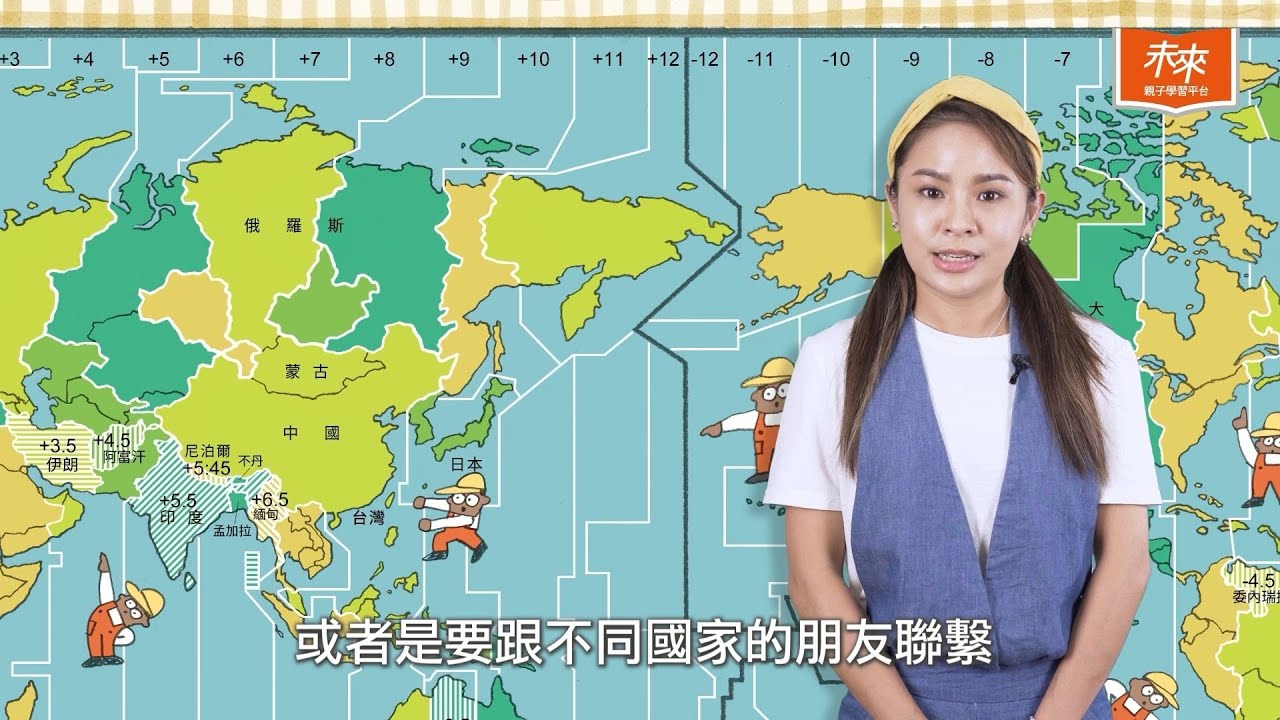 【#未來小學堂】你那邊幾點？認識時差與時區如何劃分換算！ |   未來親子TV