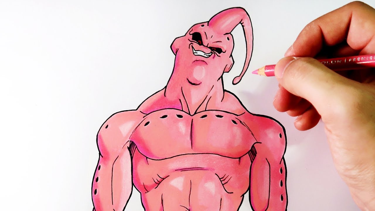 Cómo Dibujar a Super Buu paso a paso | How to draw Super Buu | ArteMaster
