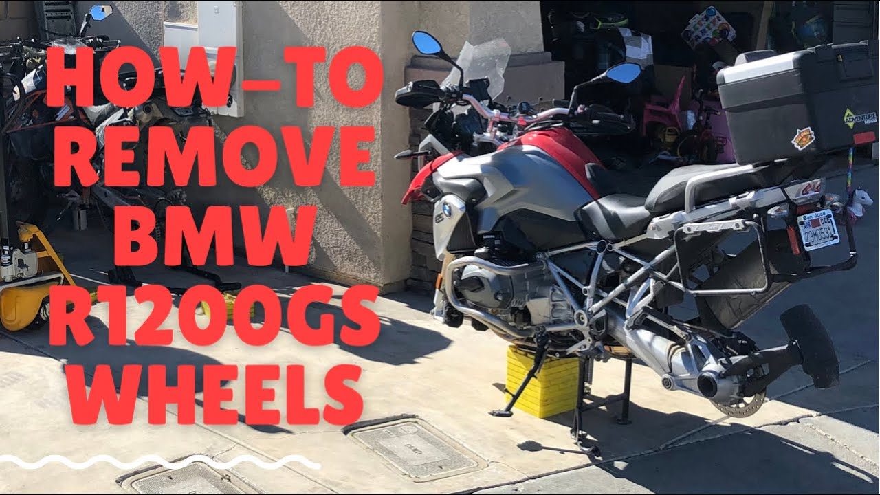 Как заменить шину на BMW R1200GS без домкрата | Motoz Tractionator GPS 50/50 - R1250GS R1250 GSA
