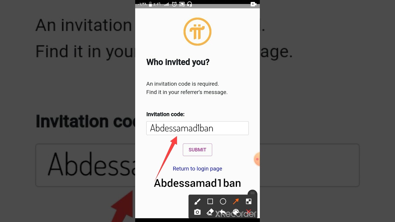 pi network invitation code