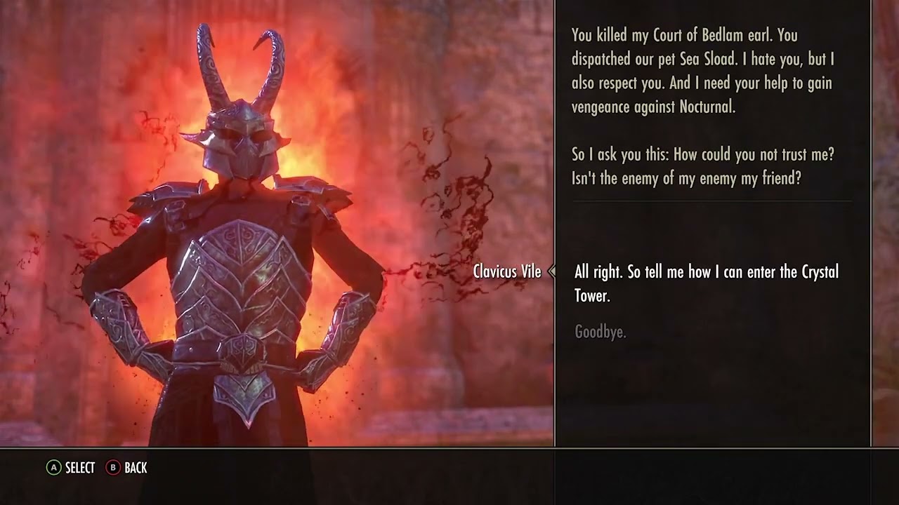 Elder Scrolls Online-Making a deal with-Clavicus Vile