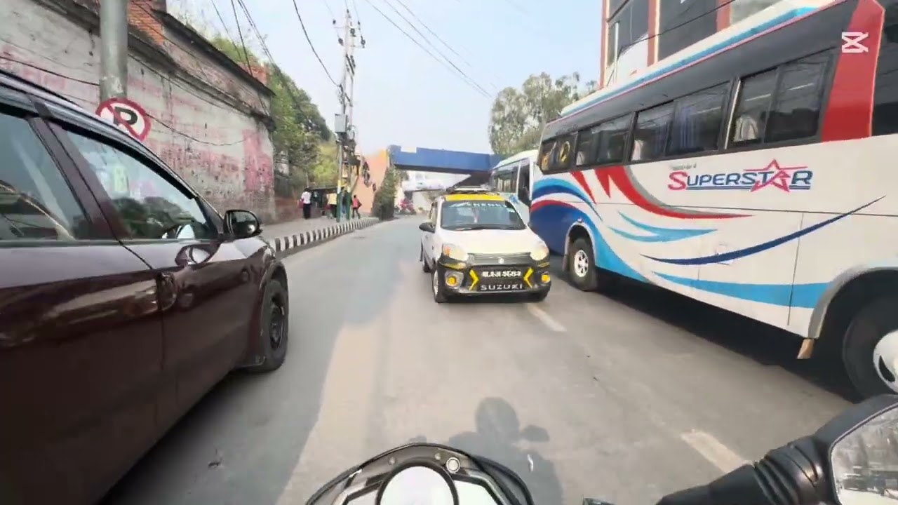 Slow ride 😀#pleasesubscribe #vlog #nepal #motovlog 