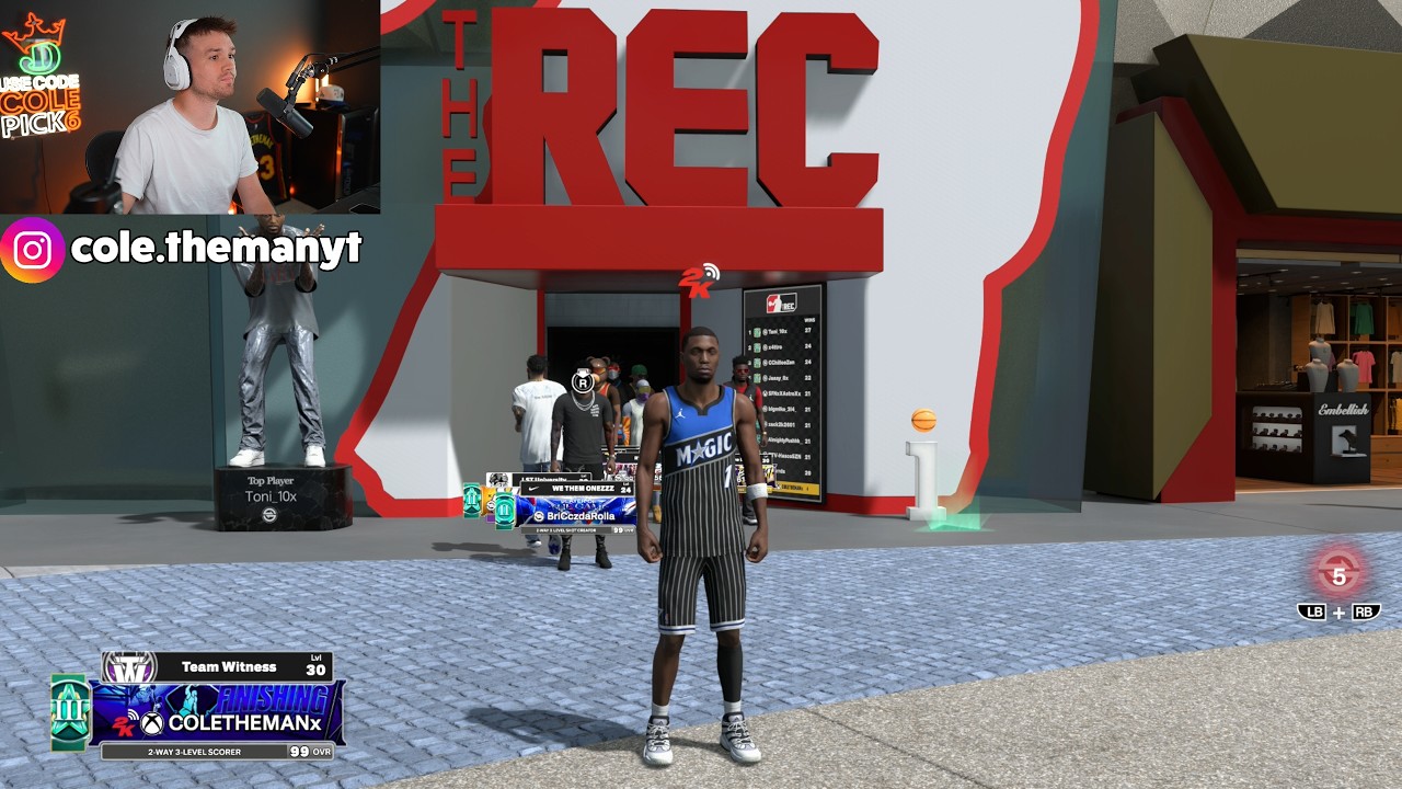 🚨LIVE🚨TRACY MCGRADY BUILD in RANDOM REC + 300 GIVEAWAY (NBA 2K26)