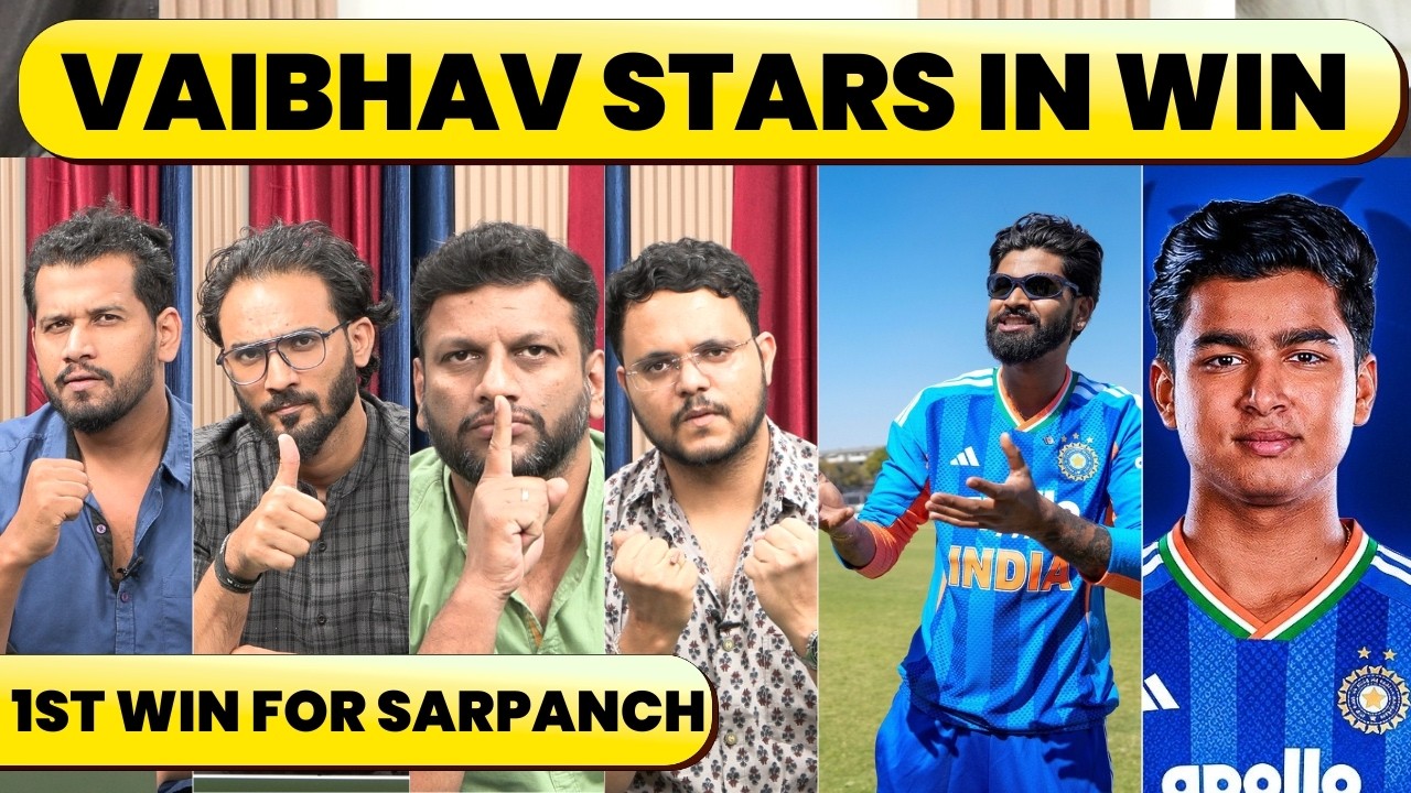 🔴FINALLY A WIN, VAIBHAV SHOW IN HARARE. INDIA 1-0 UP. SARPANCH'S 1ST WIN. MAYANK YADAV IMPRESSES