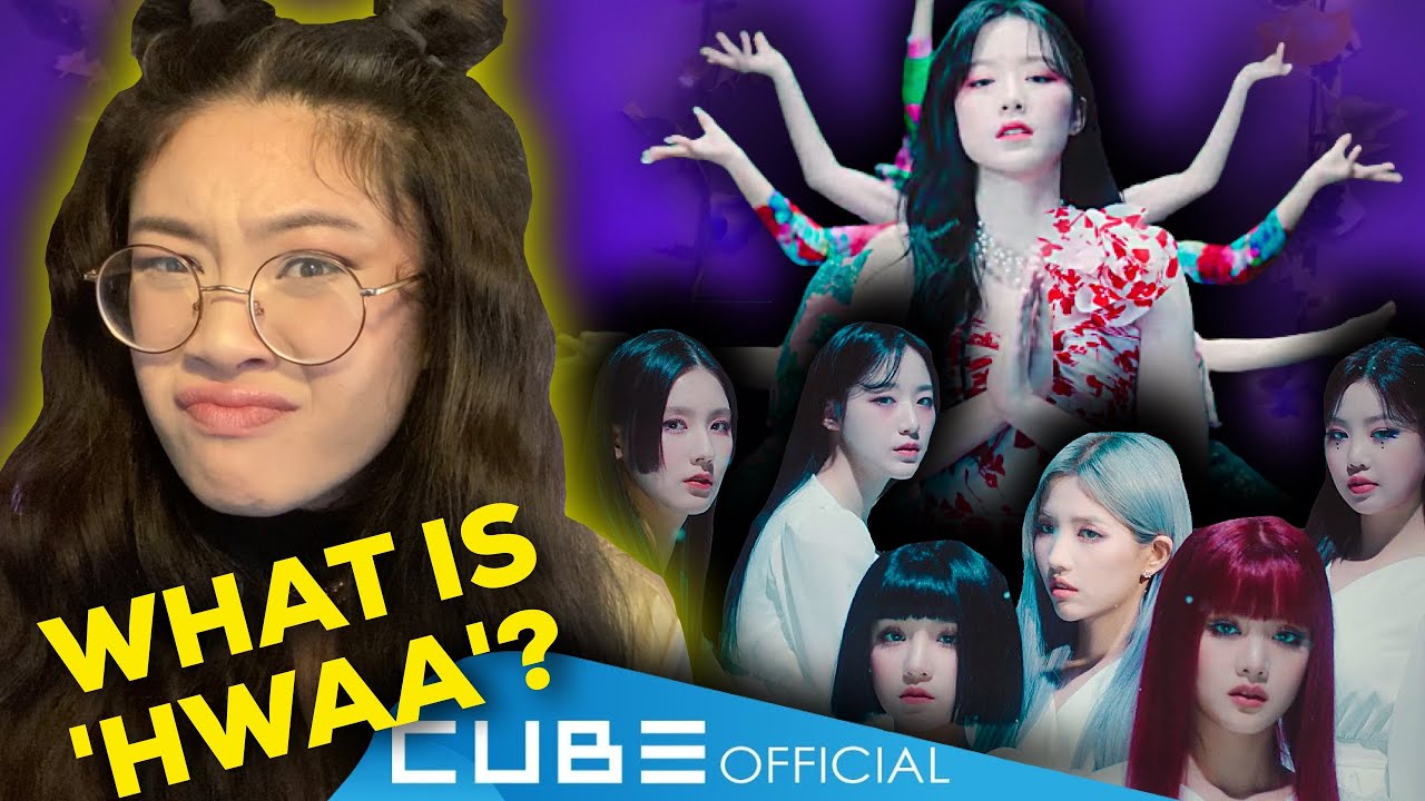 FIRST TIME reacting to (여자)아이들((G)I-DLE) - '화(火花)(HWAA) Official Music Video - HONEST REACTION
