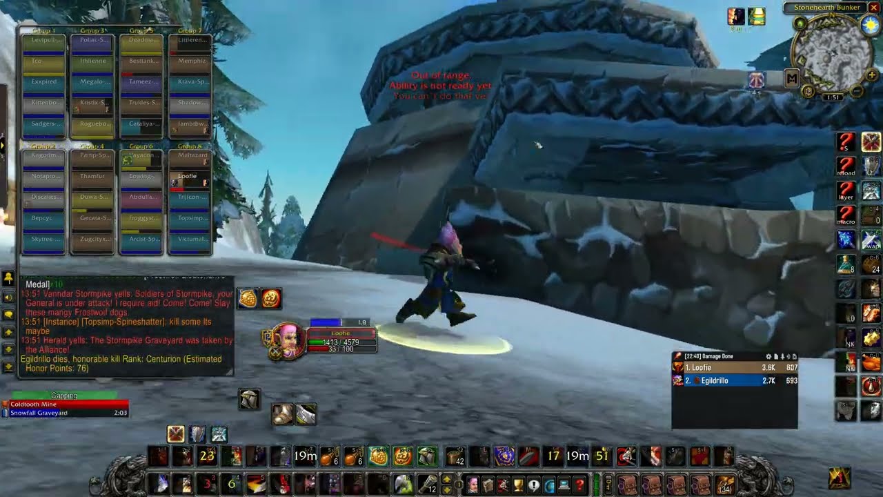 gnome warrior pvp road to rank14 (classic anniversary phase2)