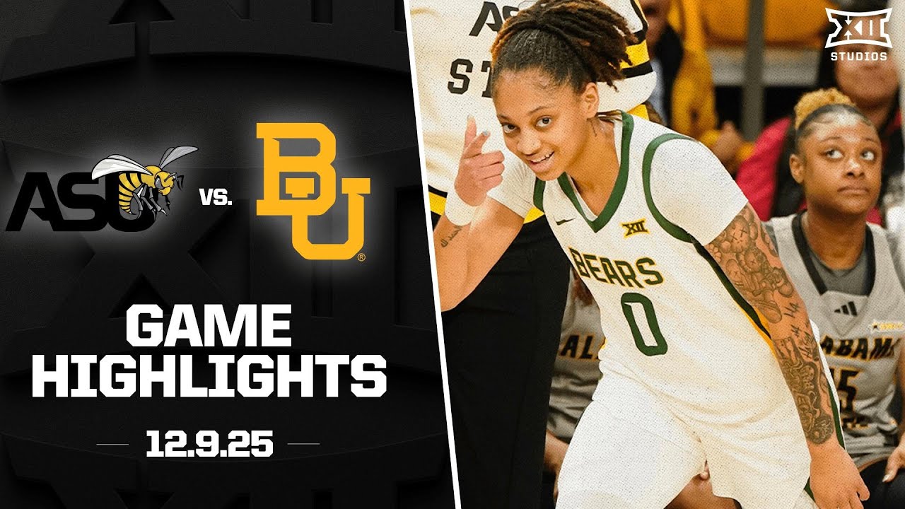 Alabama State vs. Baylor Game Highlights | 2025-26 Big 12 Women's Basketball