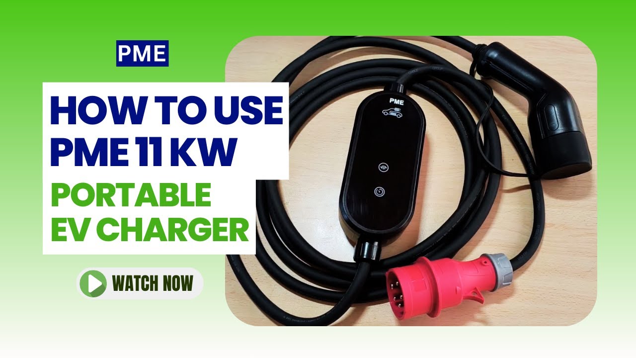 How to Use PME 11kW Portable EV Charger 🔌 Hassle Free Charging