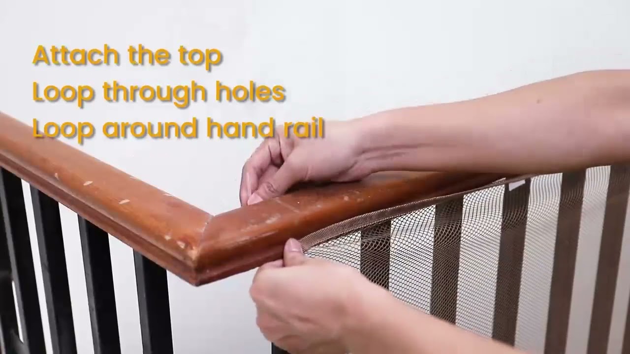 Baby Safety Stair Rail Net Children Protection Fence Net For Toddler Security Baby Proofing Stair Ba