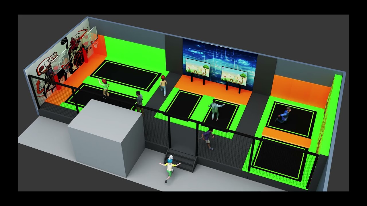 Trampoline Park Design