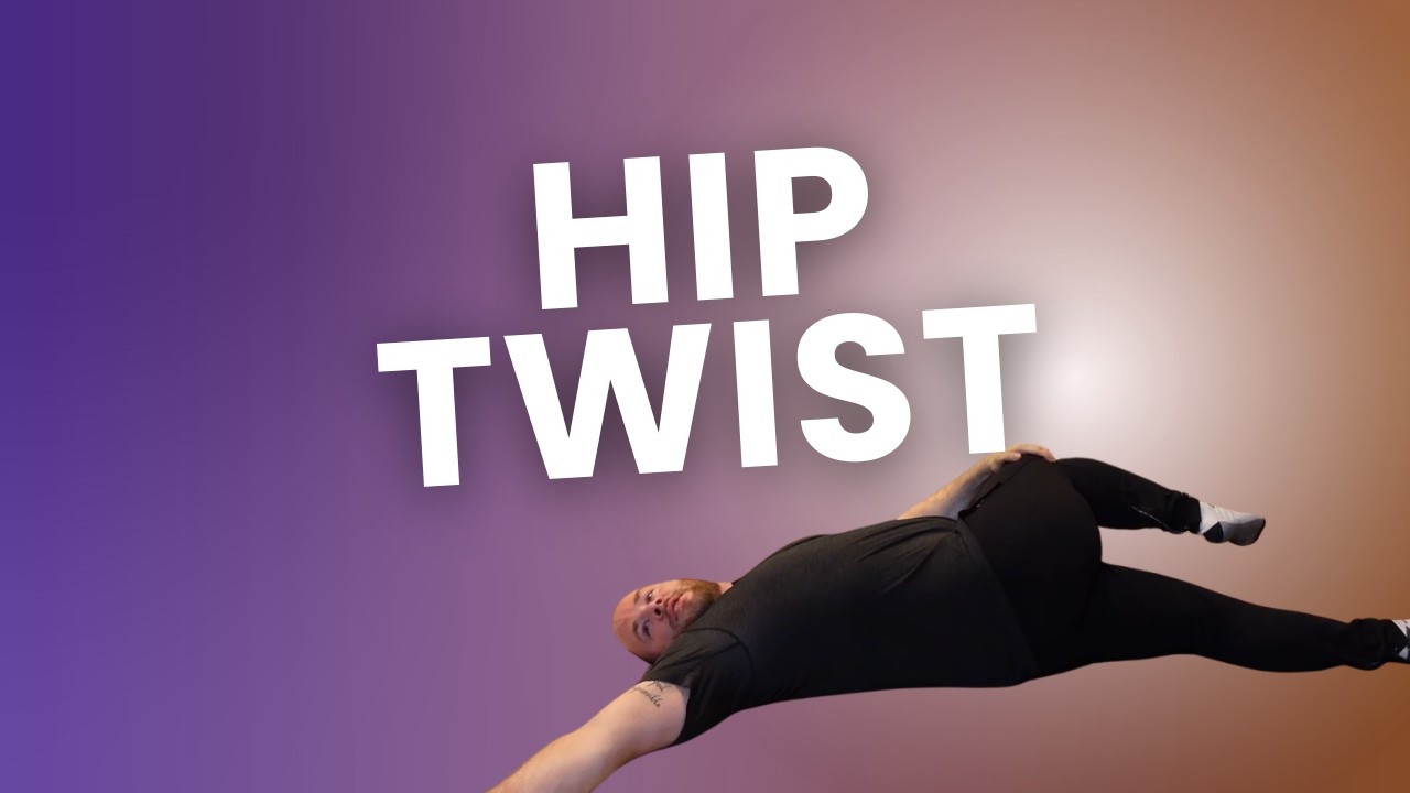 Lying Hip Twist and Hold (Spine & Hip Mobility Stretch)