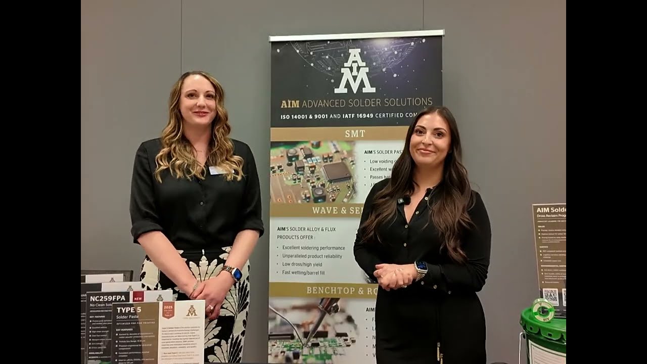 CE3S & AIM Solder at SMTA Capital Expo 2025