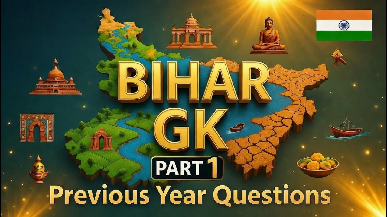 Bihar Special Gk PYQ | Bihar Gk Previous Year Questions | BPSC, BSSC, BPSC TRE, BIHAR POLICE, PYQ