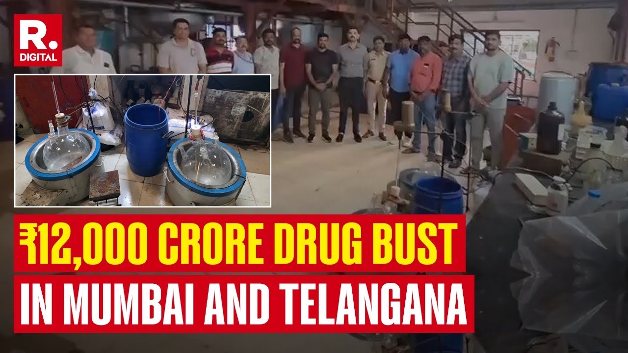 12 Persons Arrested in Mega Drug Bust in Mumbai and Telangana, 5 Kg of MD Drugs Seized