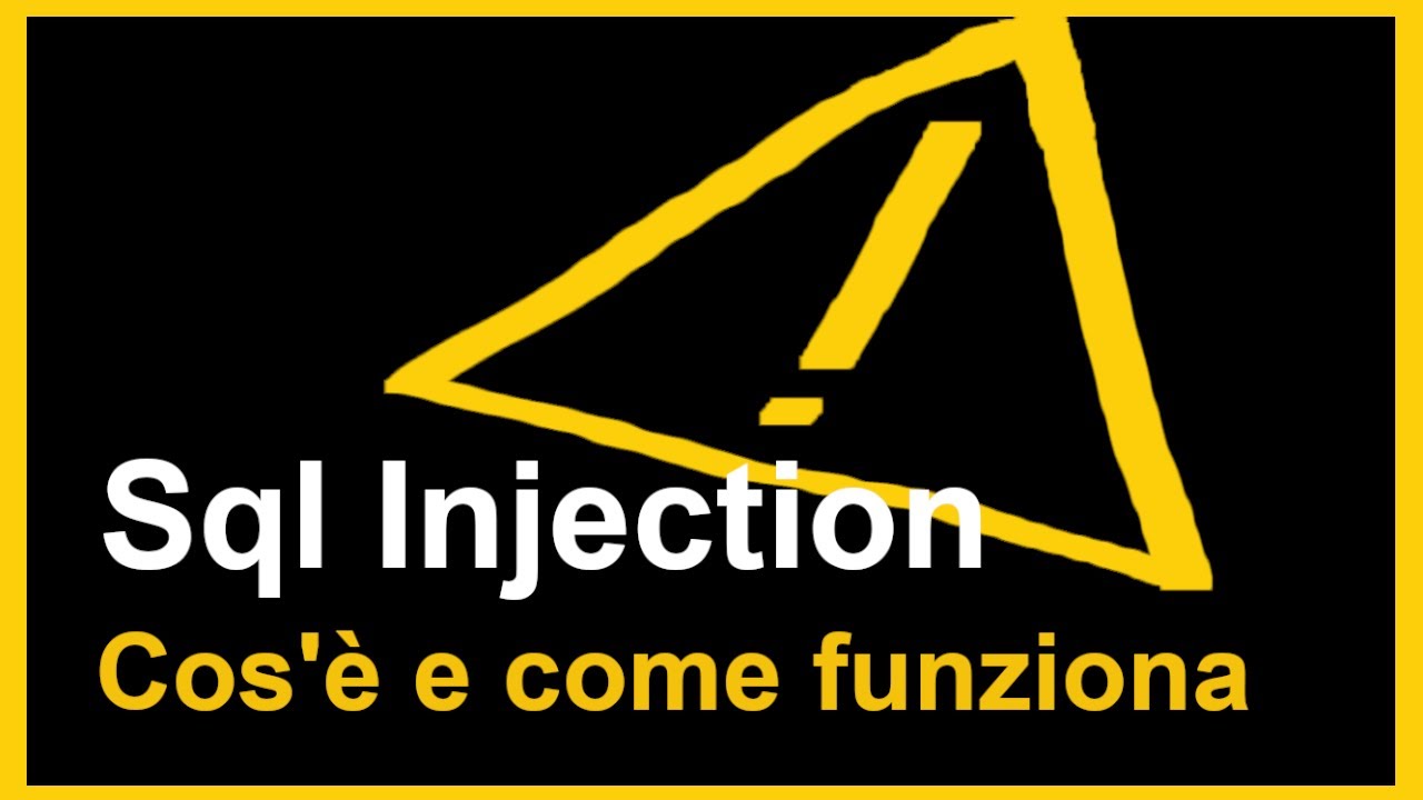 SQL INJECTION per Principianti
