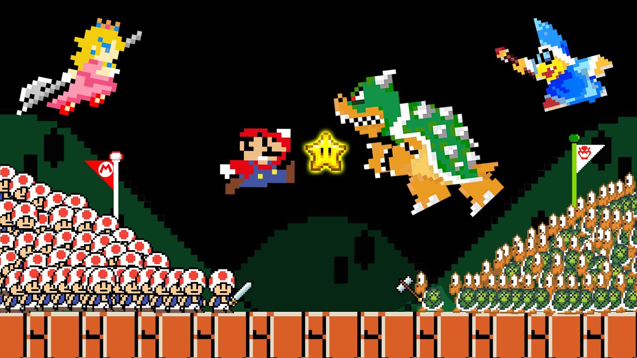The Super Mario Bros. Movie But It’s 8-Bit March Madness