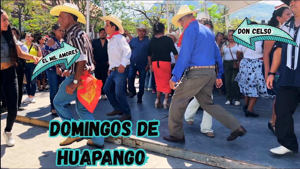 Don Celso y el Mil amores en los Domingos de huapango en Xilitla