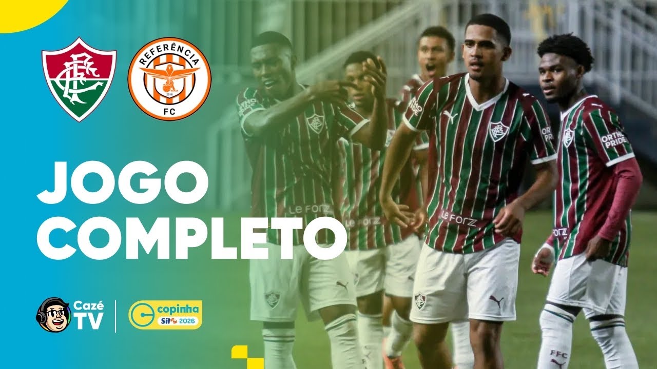 JOGO COMPLETO: FLUMINENSE X REFER&Ecirc;NCIA | COPINHA 2026 | SEGUNDA FASE