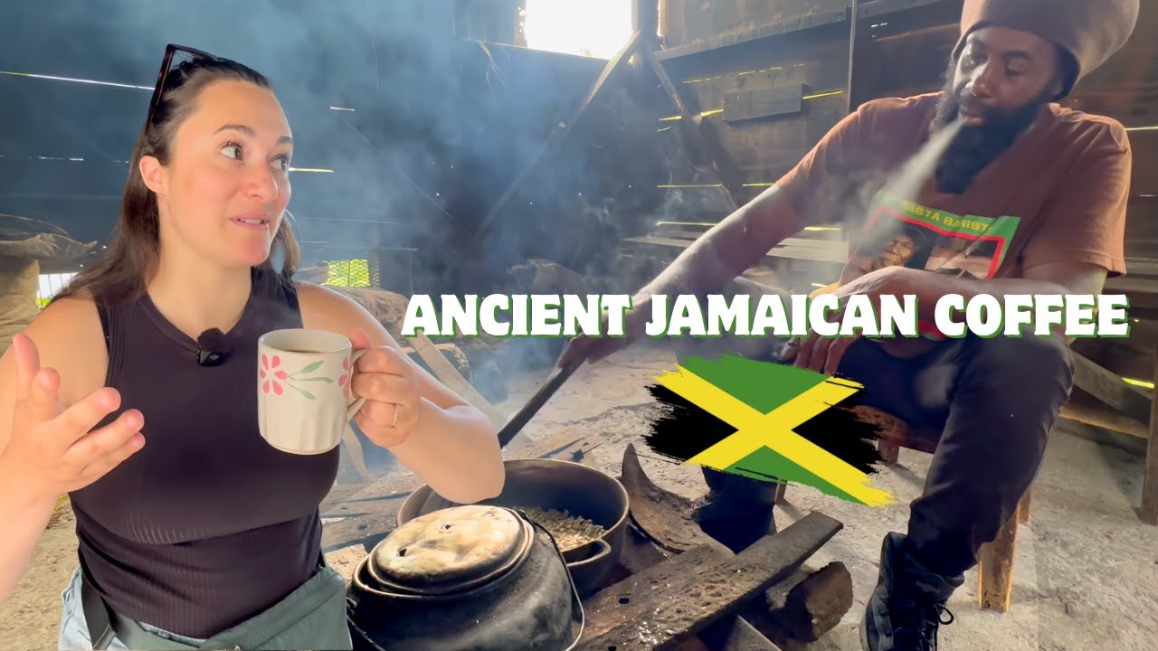Ancient Jamaican Coffee in Deep Mountains 🇯🇲 Nothing’s Changed in +150 Years… (+ Curry Goat Patty)