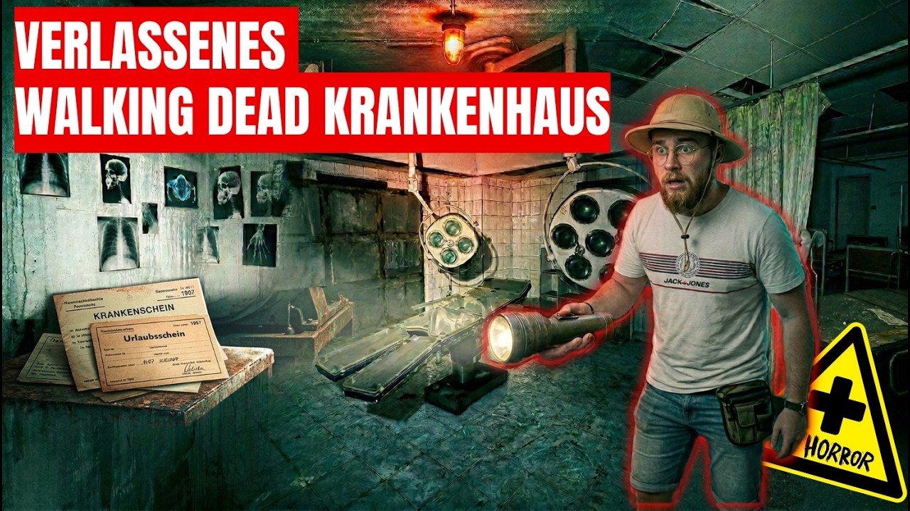 LOSTPLACE // Verlassenes HORROR-KRANKENHAUS 🏥 wie aus The Walking Dead! Was geschah im OP-Trakt?😱