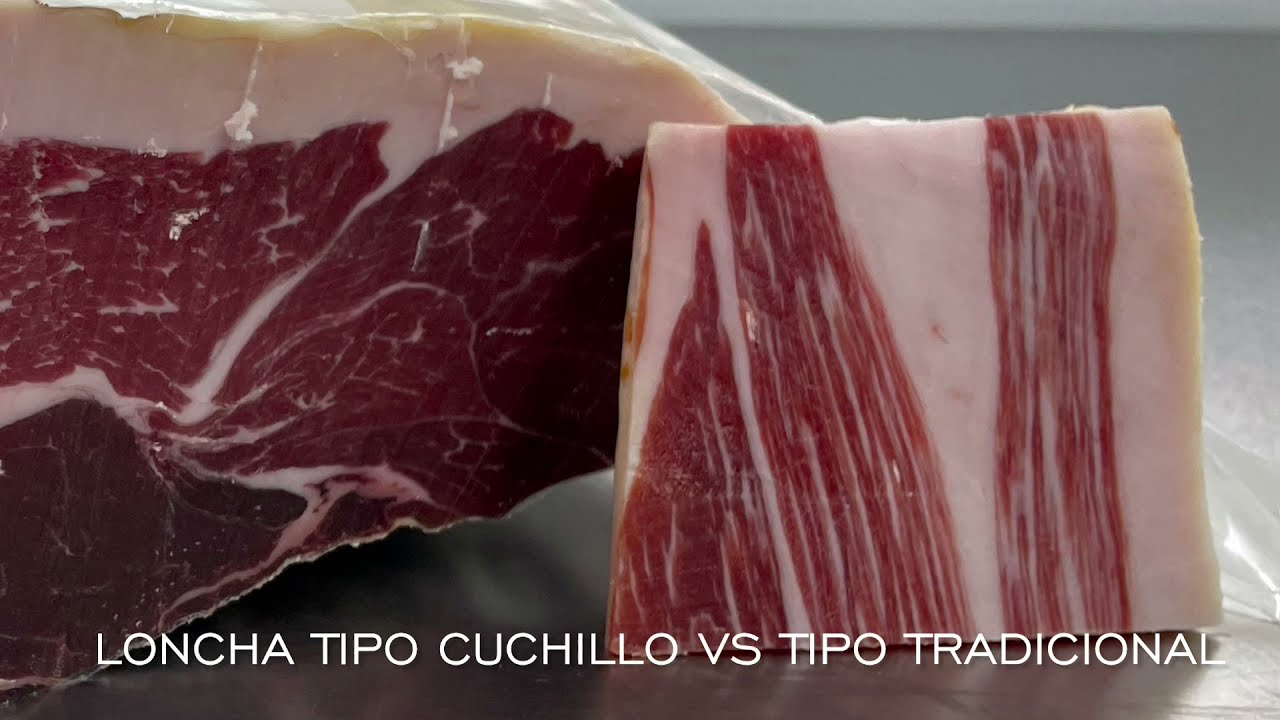 Loncheado de jamón con la cortadora Graef
