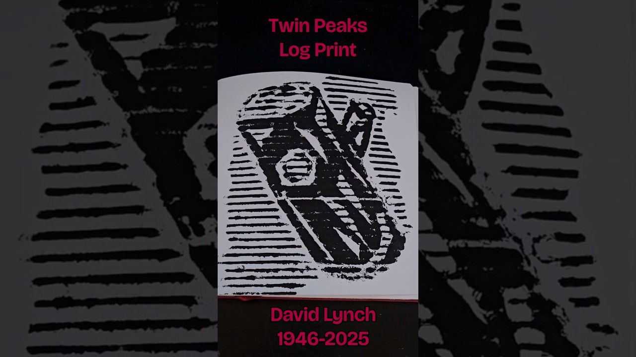 Twin Peaks Log Print #davidlynch #twinpeaks #blockprint