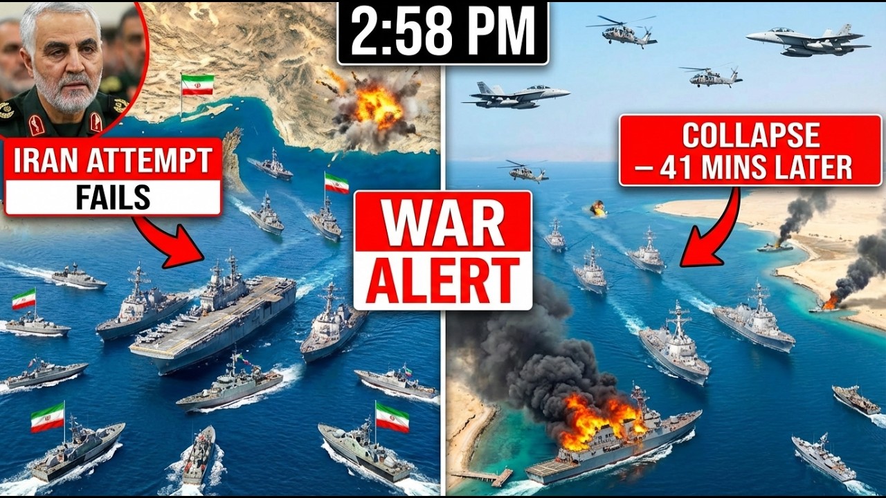 2:58PM: Iran Moved to Challenge US Warships in Strait of Hormuz – 41 Min Later the Attempt Collapsed