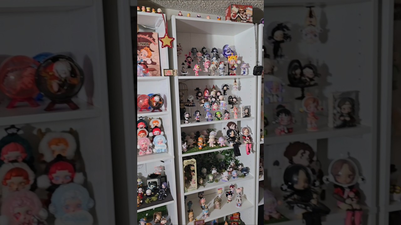 Here's a look into my skullpanda collection ✨️ #popmart #trending #skullpanda #popmartglobal #reels