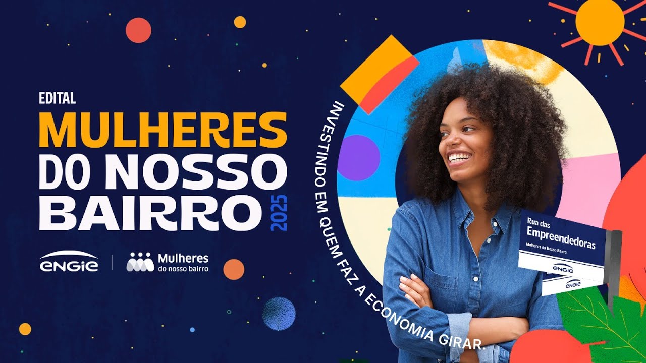 16/10, 14h - Lançamento do 6º edital - Mulheres do Nosso Bairro - 2025