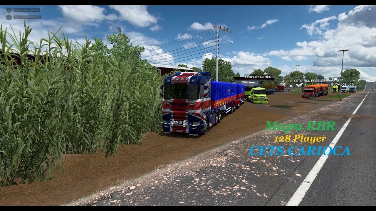 Ets2 Mapa RBR Comboio128 Player Saga de Simular Rss