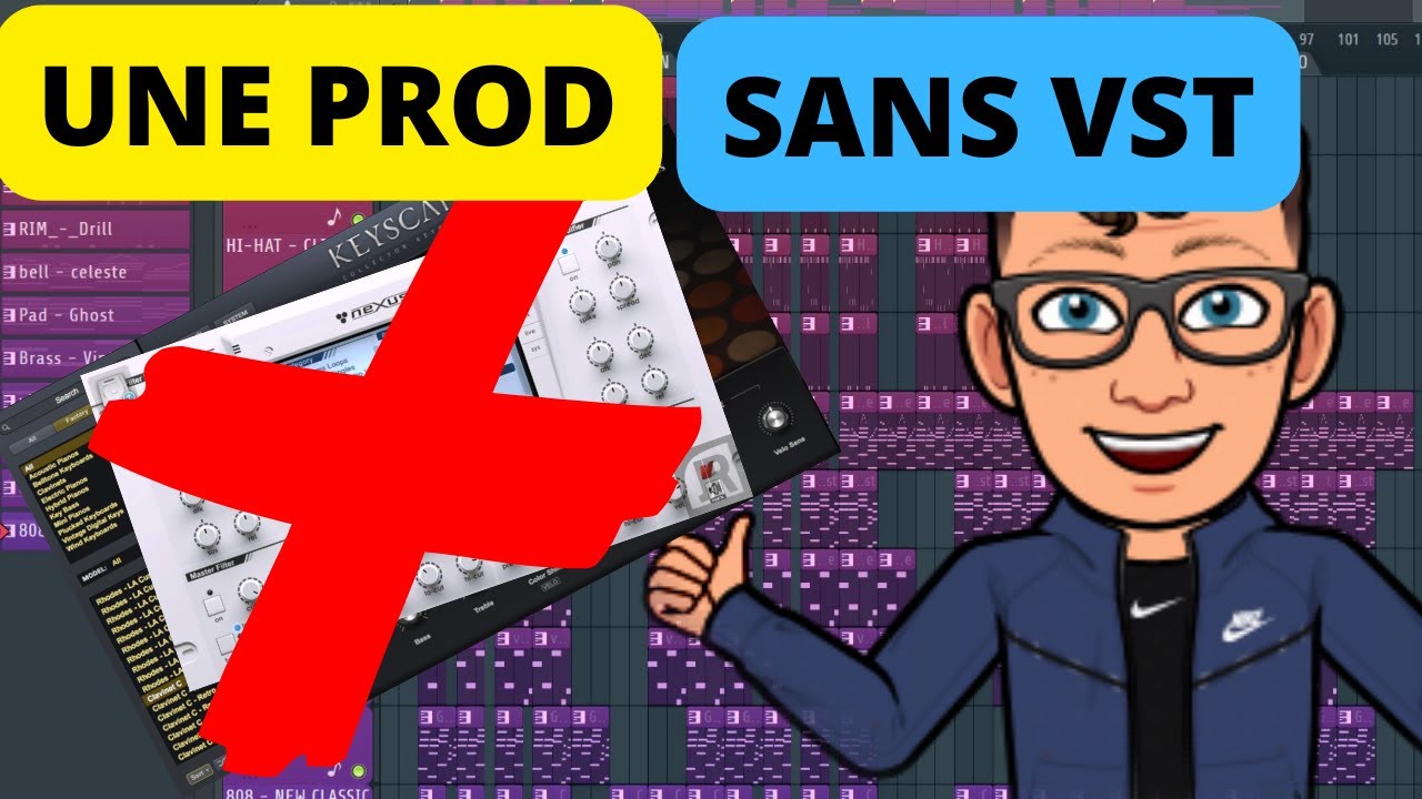 Faire Une Prod SANS VST Qu'Avec Des One Shots | Composition FL Studio 20