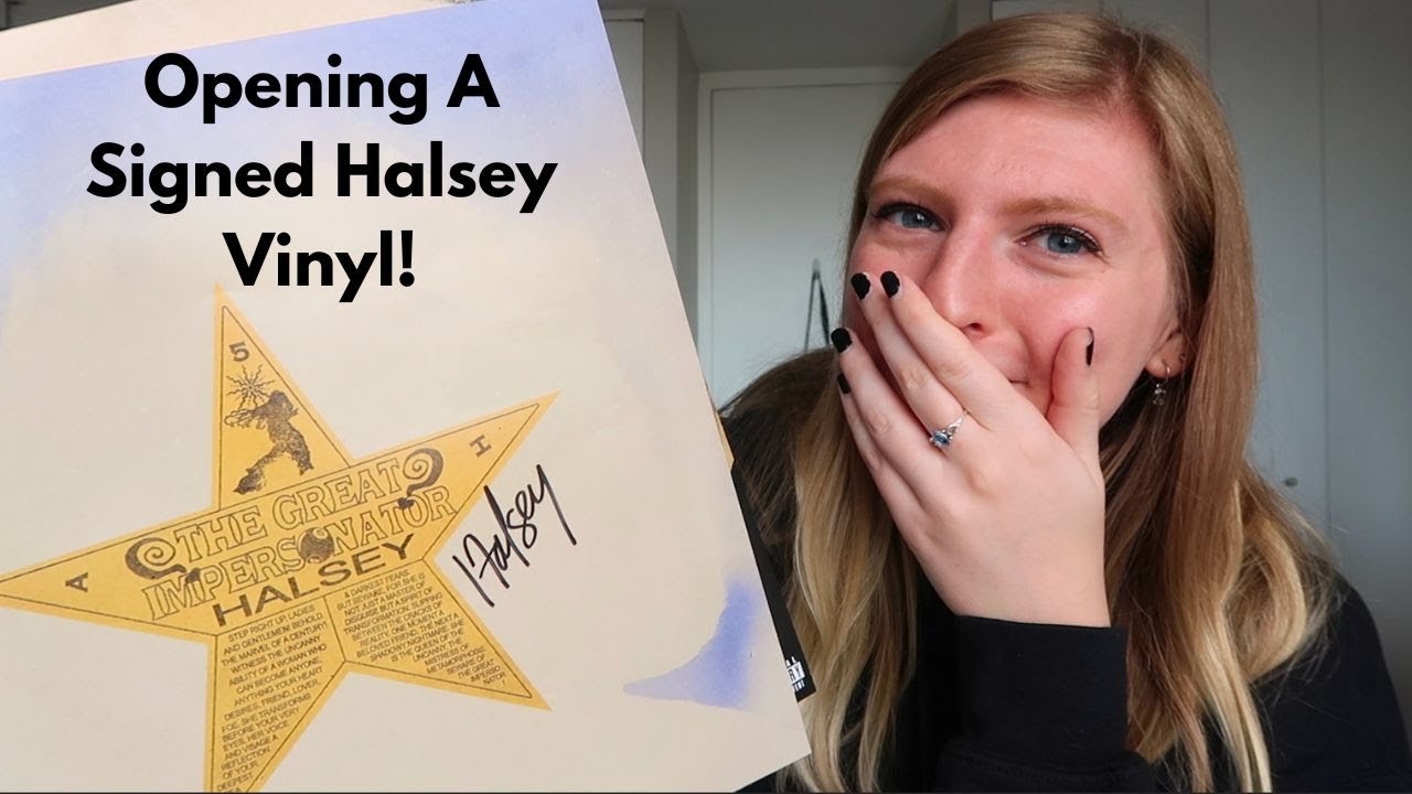 OPENING A SIGNED HALSEY VINYL
