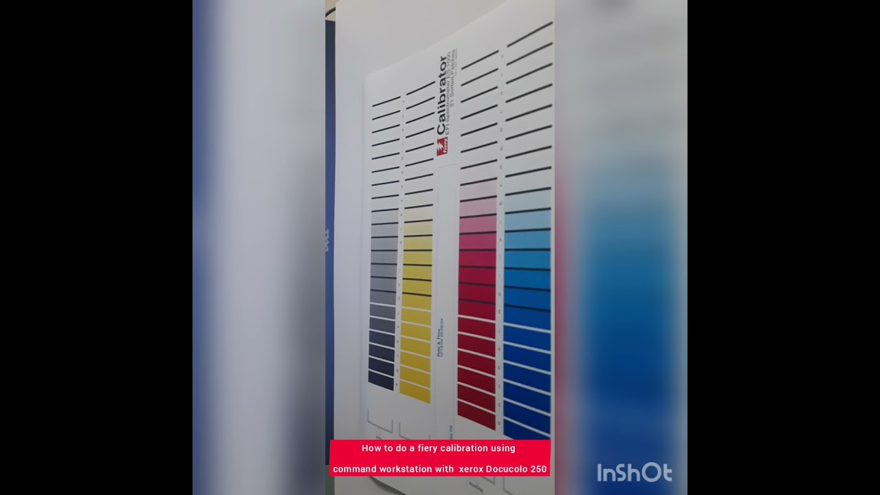 Xerox Docucolour 250 Calibration with efi ES-1000