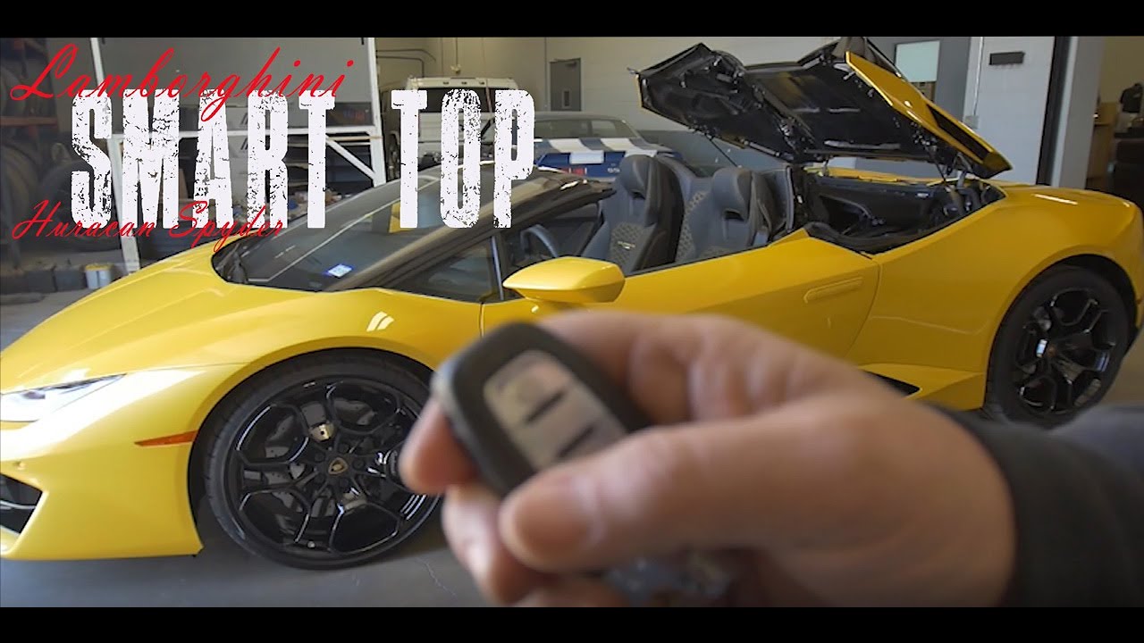 2019 Lamborghini Huracan Spyder with SmartTop