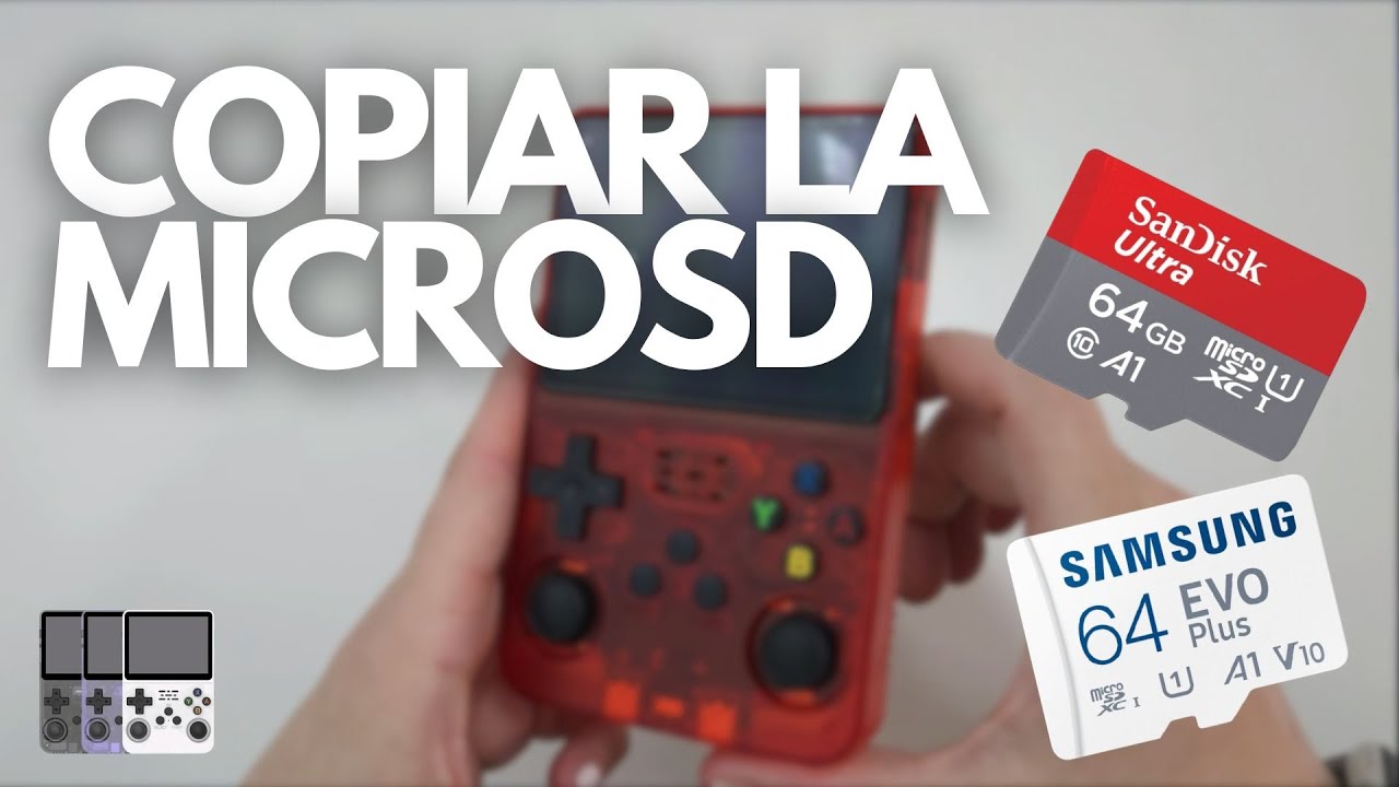 Cómo crear una COPIA de la tarjeta MicroSD que trae la CONSOLA R36S | ¡No uses la SD CHINA! 🔥🔥🔥