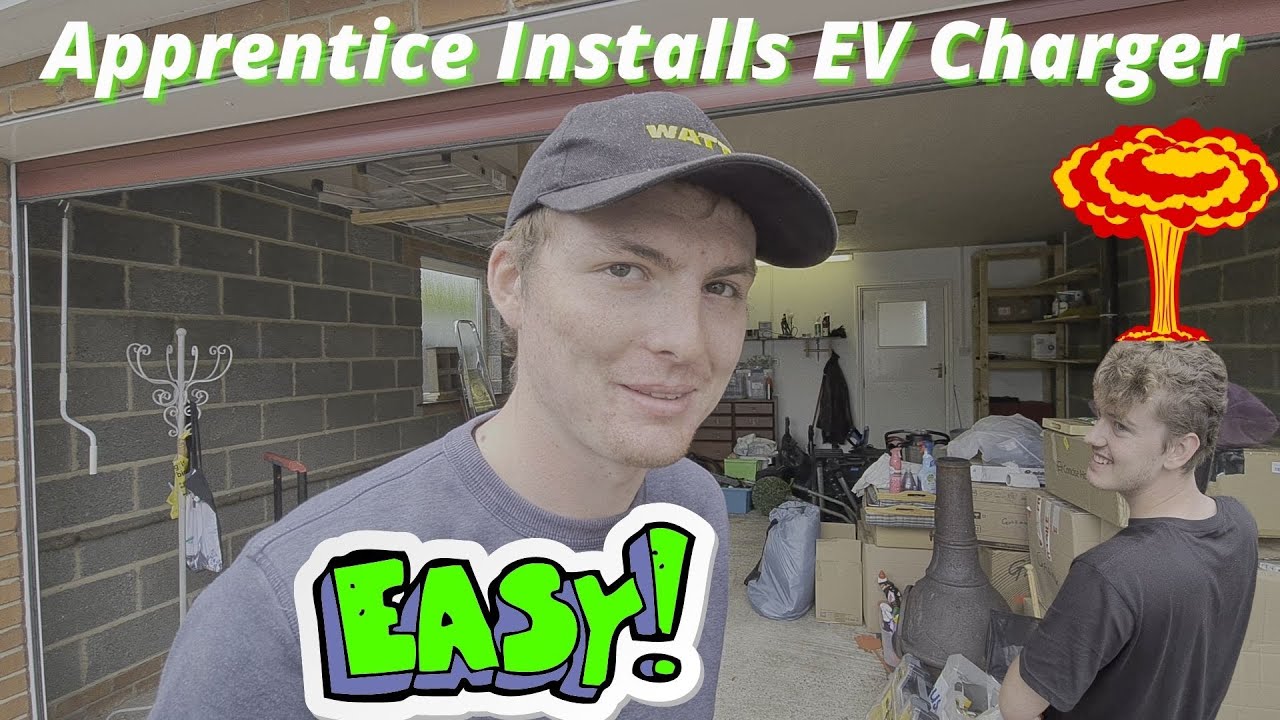 Full EV test sequence and apprentice Installs 2nd Hand EV charger!