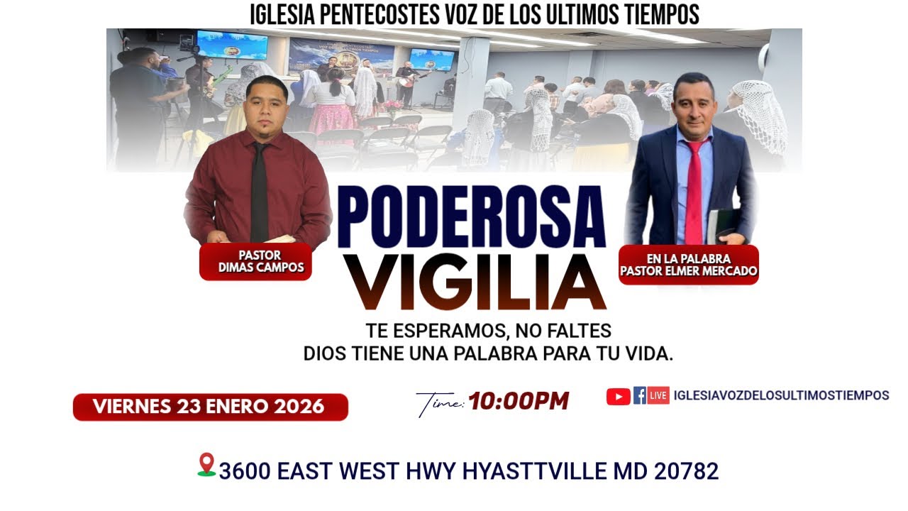 EN VIVO || CONECTATE // PODEROSA VIGILIA  23/01/2026