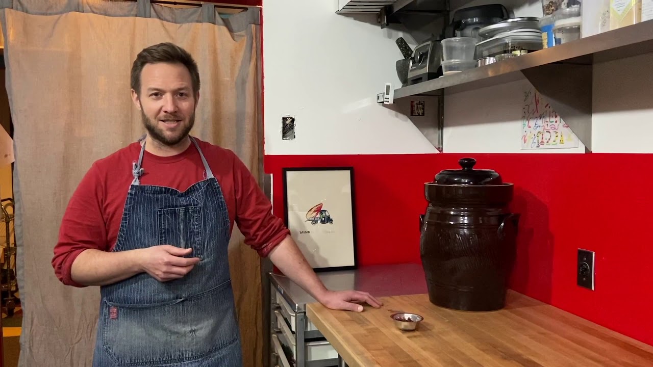 COOKING: Radicchio Sauerkraut Recipe: Andrew Gregory, Post Alley Pizza, Seattle WA