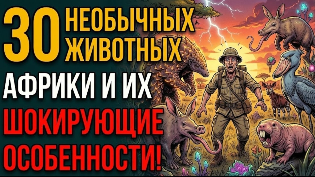 Африканские животные с самыми необычными особенностями | 30 Шокирующих фактов!