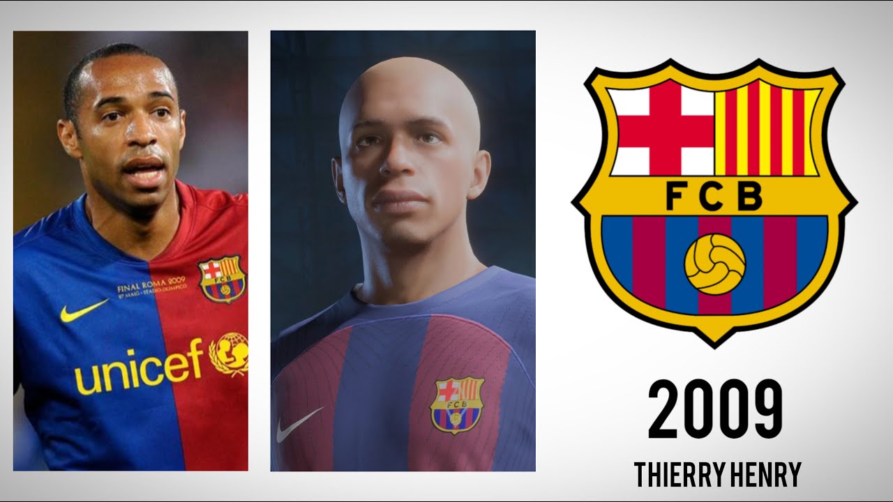 EA FC 24 - Pro Clubs Lookalike | Thierry Henry + Stats | 2009 FC Barcelona/France Legend