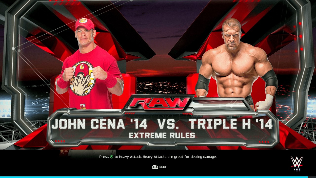 WWE 2K25 - Cena vs. Triple H | Extreme Rules Ruthless Aggression Clash