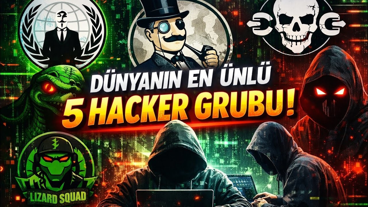 Tarihe Ge&ccedil;en 5 Hacker Grubu (Ger&ccedil;ek Olaylar)
