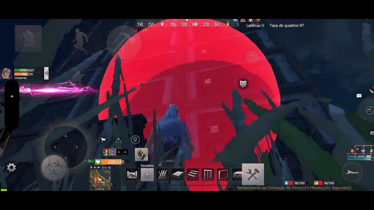 FAST RAID ONLINE NO PING EURO , BRA vs EURO(tsg) . LAST ISLAND OF SURVIVAL