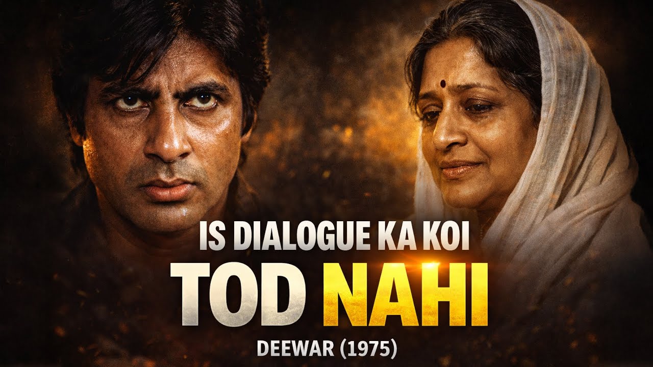 Is Dialogue Ka Koi Tod Nahi | Deewaar Ka Sabse Powerful Scene | Cinema Wali Baat