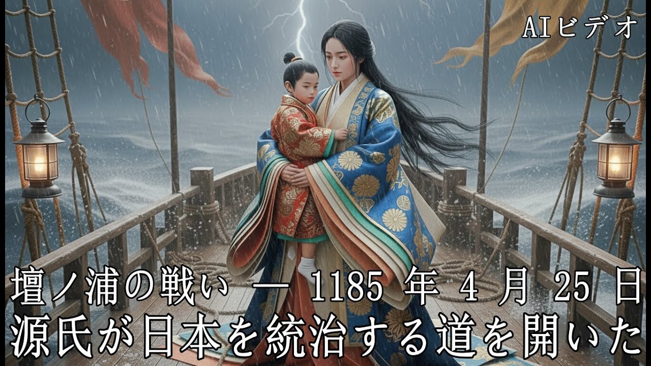 【日本史 】【壇ノ浦の戦い】平家滅亡は&ldquo;皇舟&rdquo;から始まる【保存版】