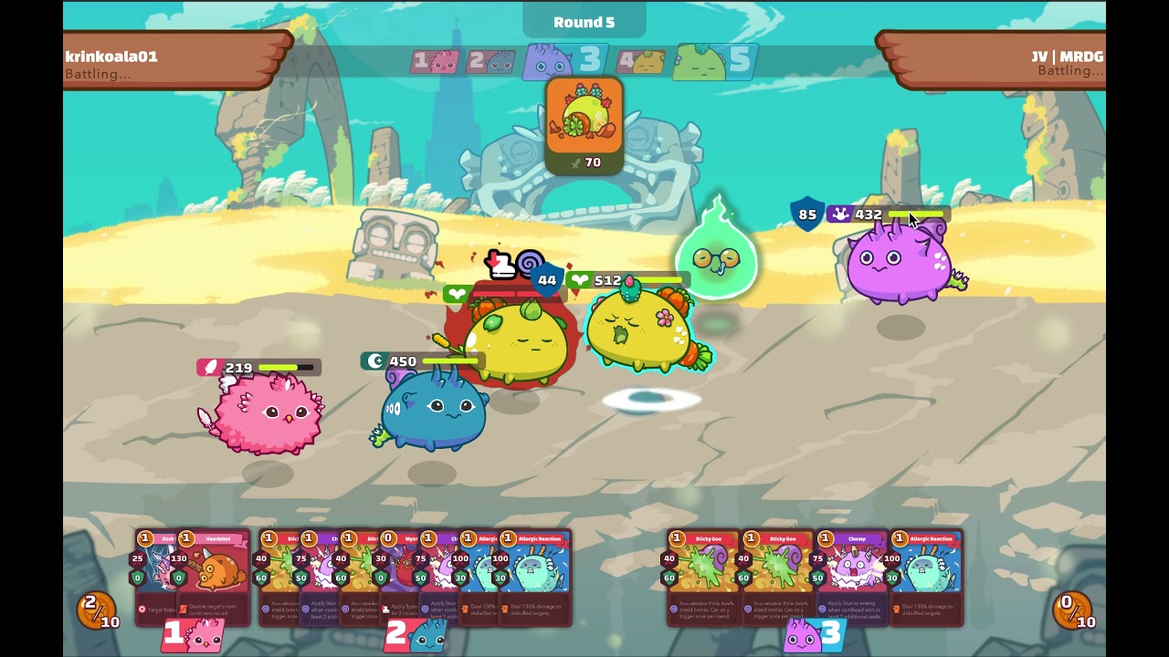 RAP vs Pure Damage Backdoor Bird - Axie Infinity Gameplay