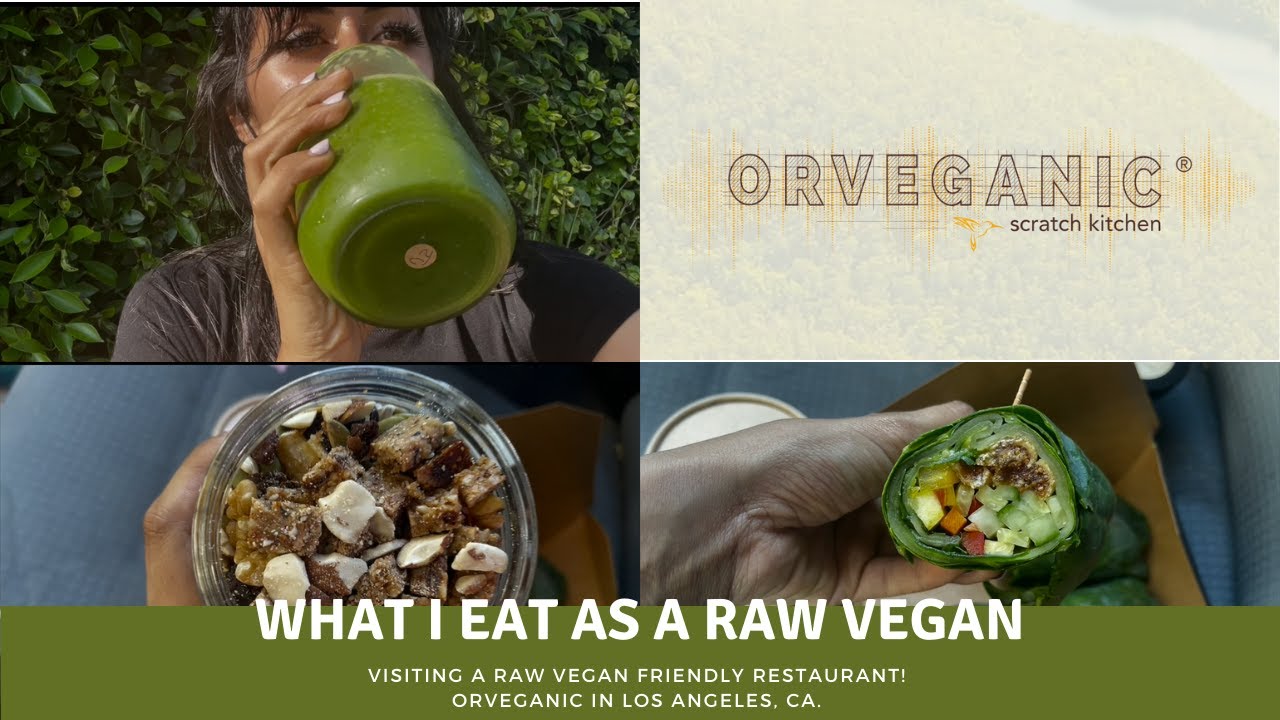WHAT I EAT AS A RAW VEGAN | RAW VEGAN FRIENDLY RESTAURANT ORVEGANIC IN LOS ANGELES, CA.