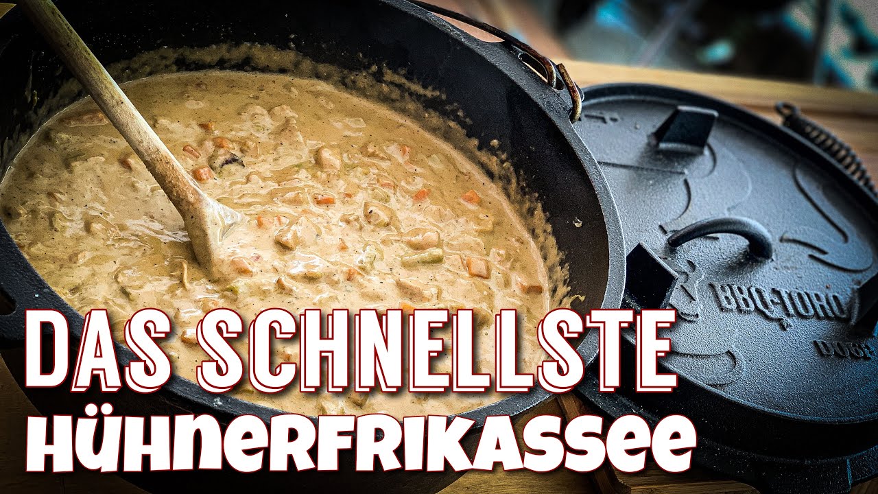 Das wohl schnelles, einfachste und auch noch  leckerste Hühnerfrikassee aus dem #DutchOven #lecker 😋