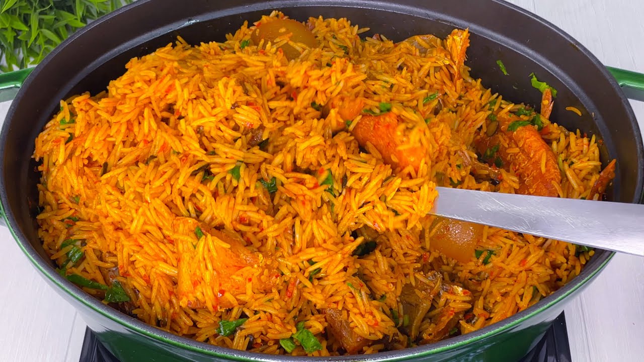 PERFECT NATIVE JOLLOF RICE | PALM OIL RICE